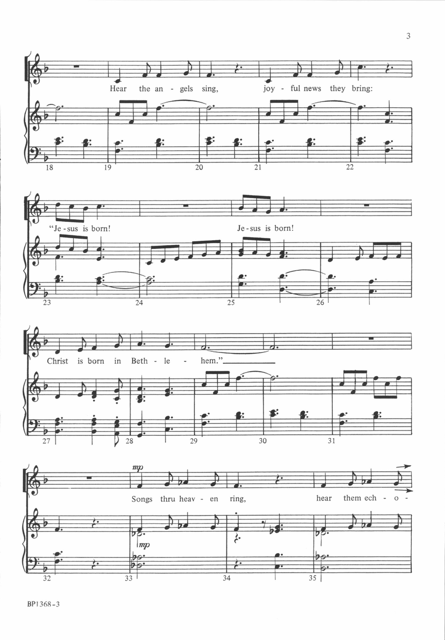 Jesus Is Born 2-Part scores gallery preview page 3