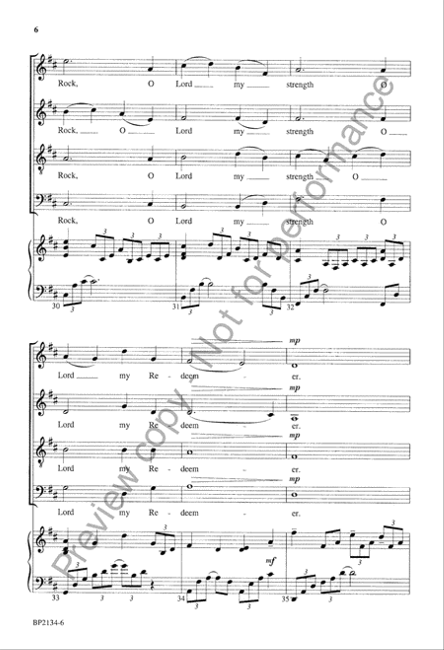 The Meditations of My Heart 4-Part scores gallery preview page 7