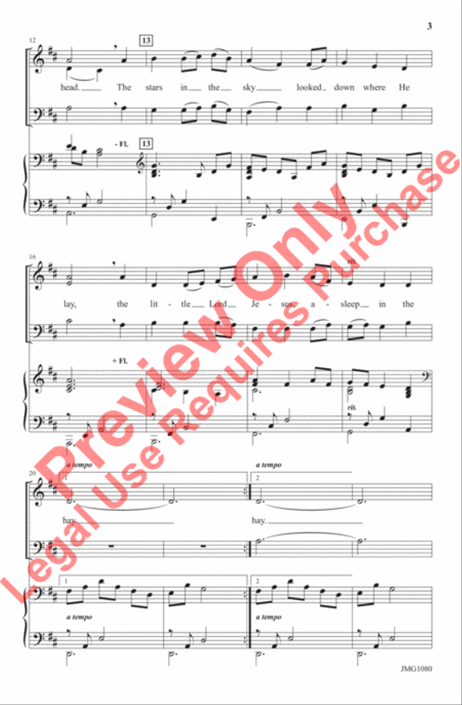 Nativity Noel 3-Part scores gallery preview page 3