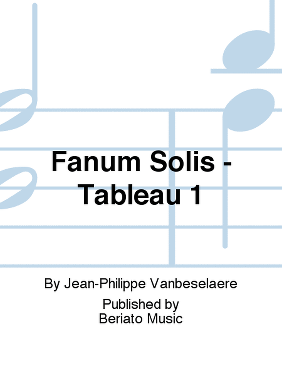 Fanum Solis - Tableau 1