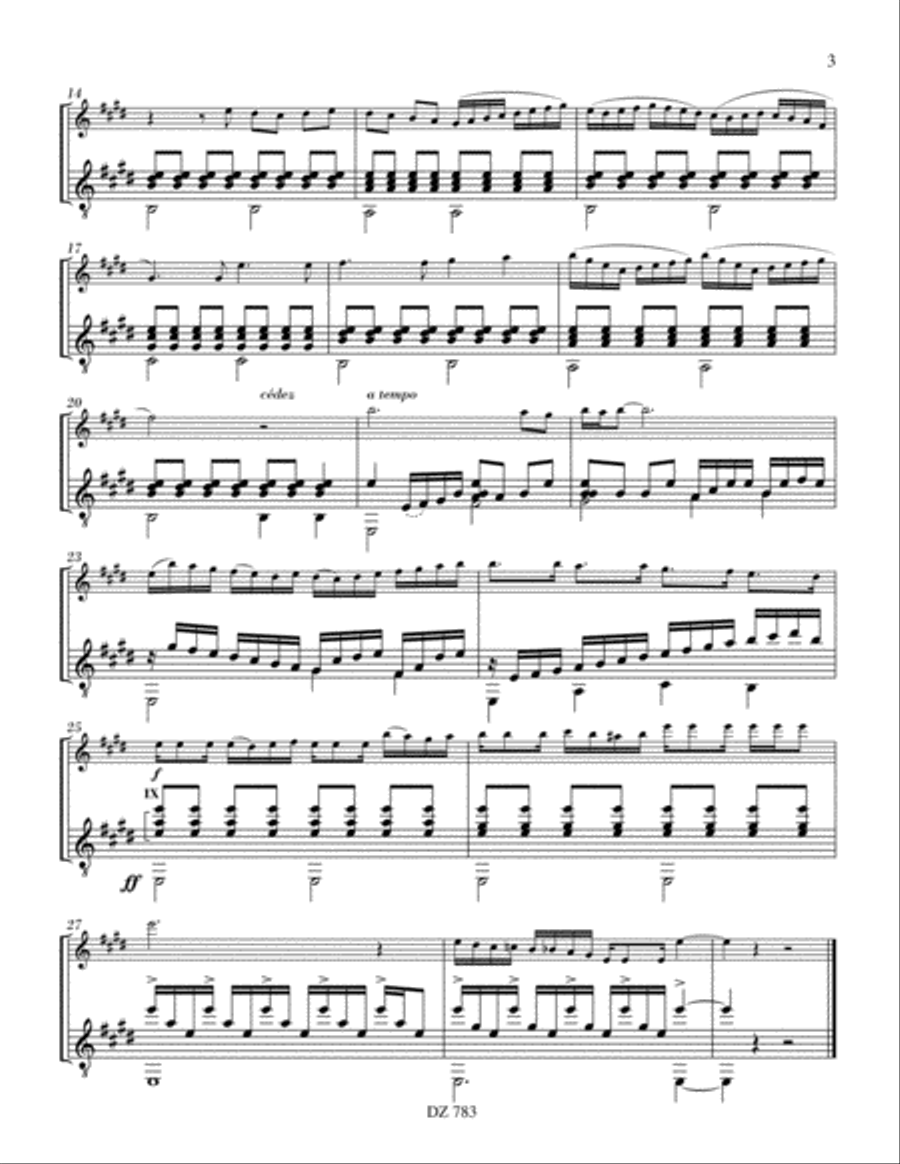 Suite modale Suite modale Flute scores gallery preview page 3