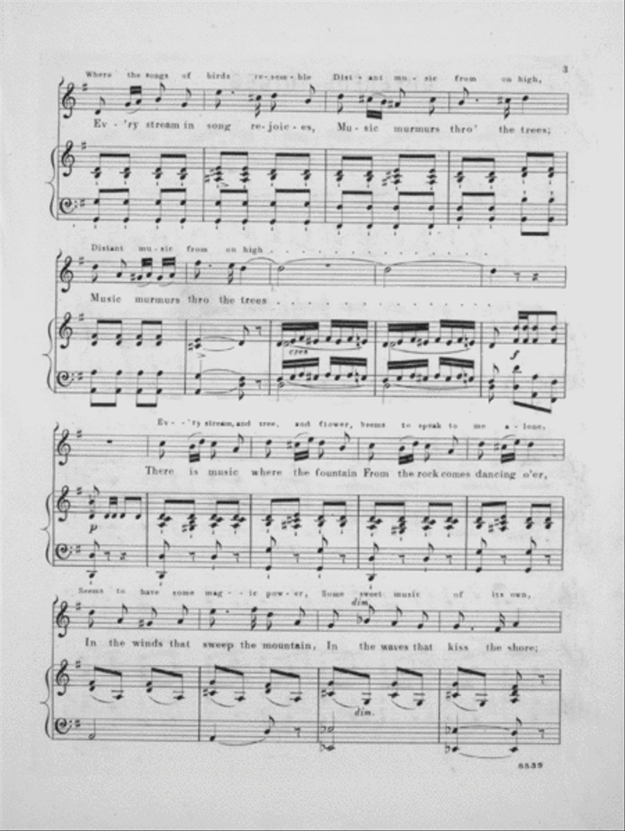 Cheerful Voices. Song Voice scores gallery preview page 3