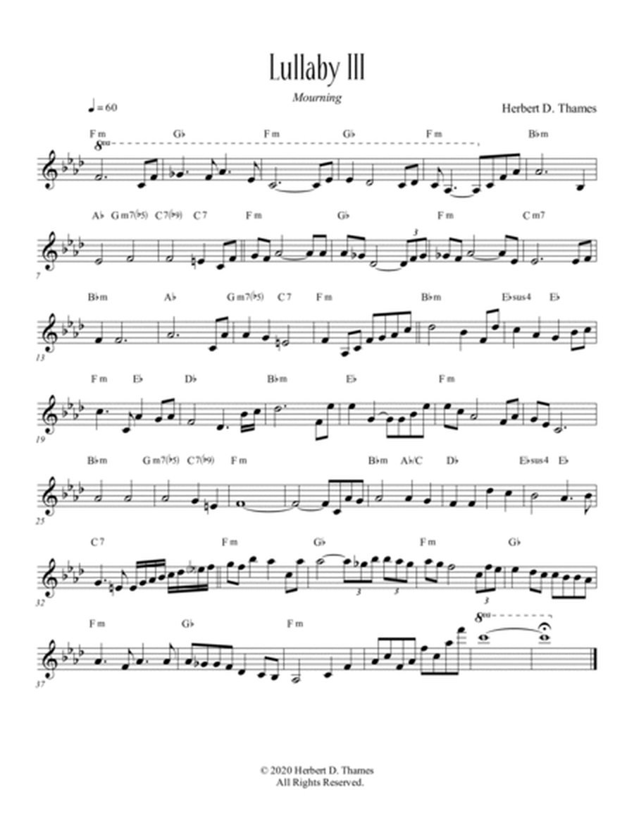 Lullaby (leadsheet booklet) image number null