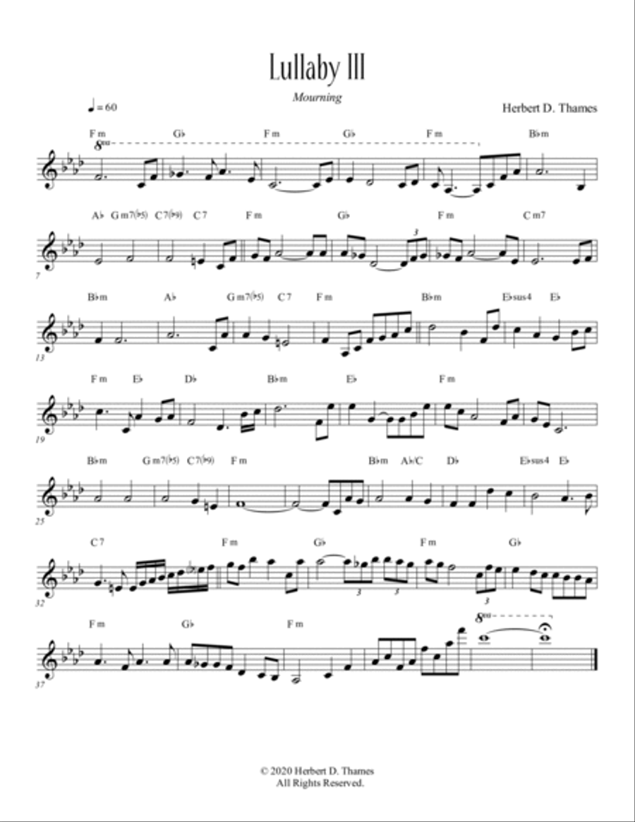Lullaby (leadsheet booklet) Piano Solo scores gallery preview page 5