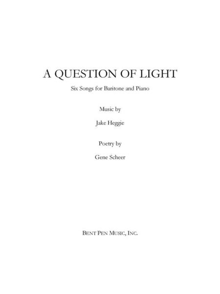 A Question of Light
