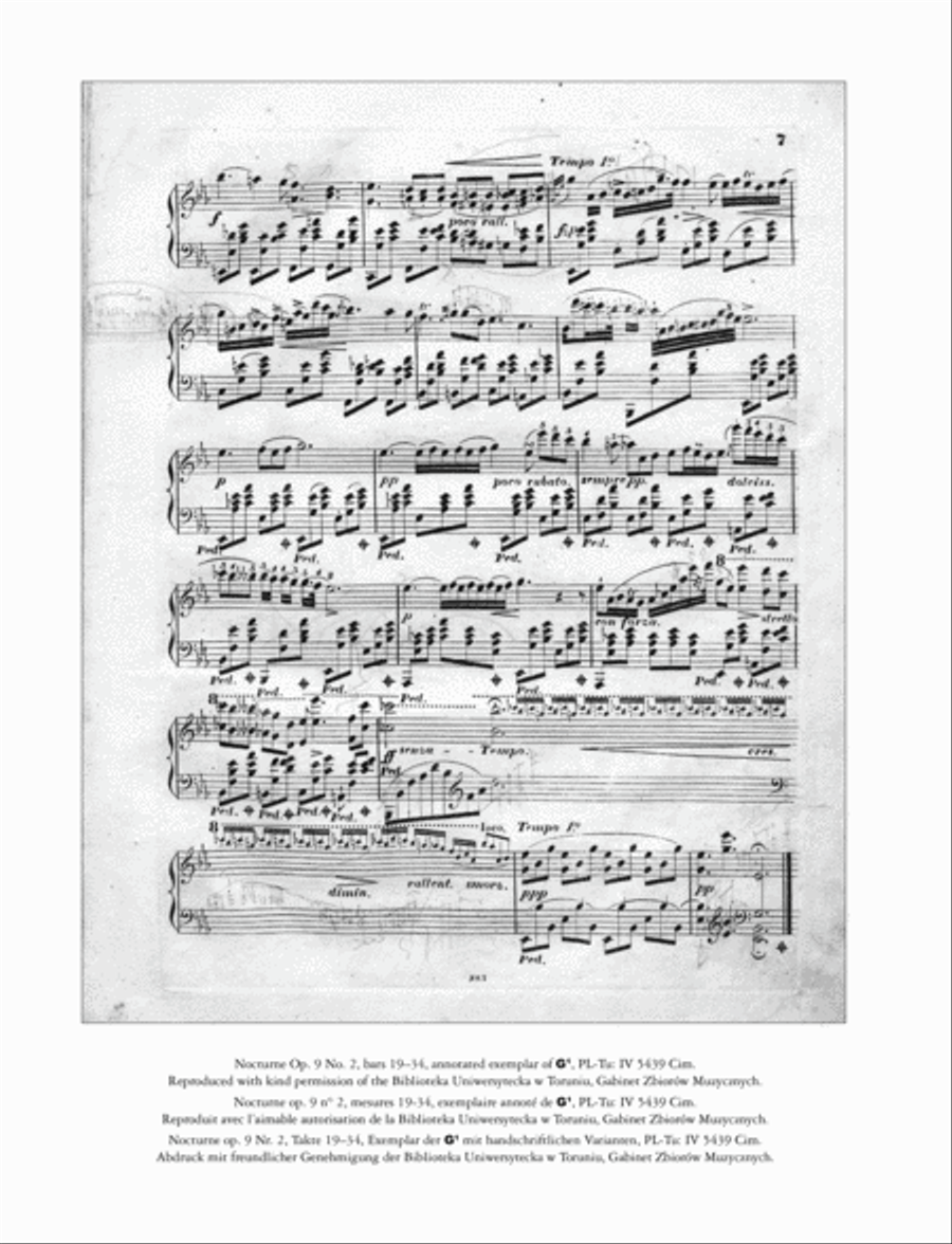 Nocturne in E flat major, Op. 9 No. 2 (comparative edition) Piano scores gallery preview page 2