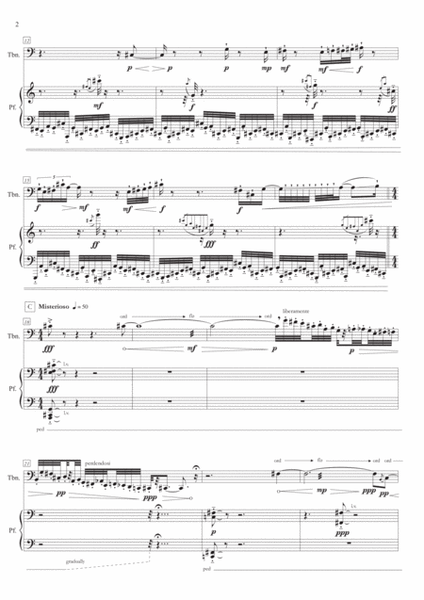 Annachiara Gedda: ECHOES (ES-20-082) per trombone e pianoforte