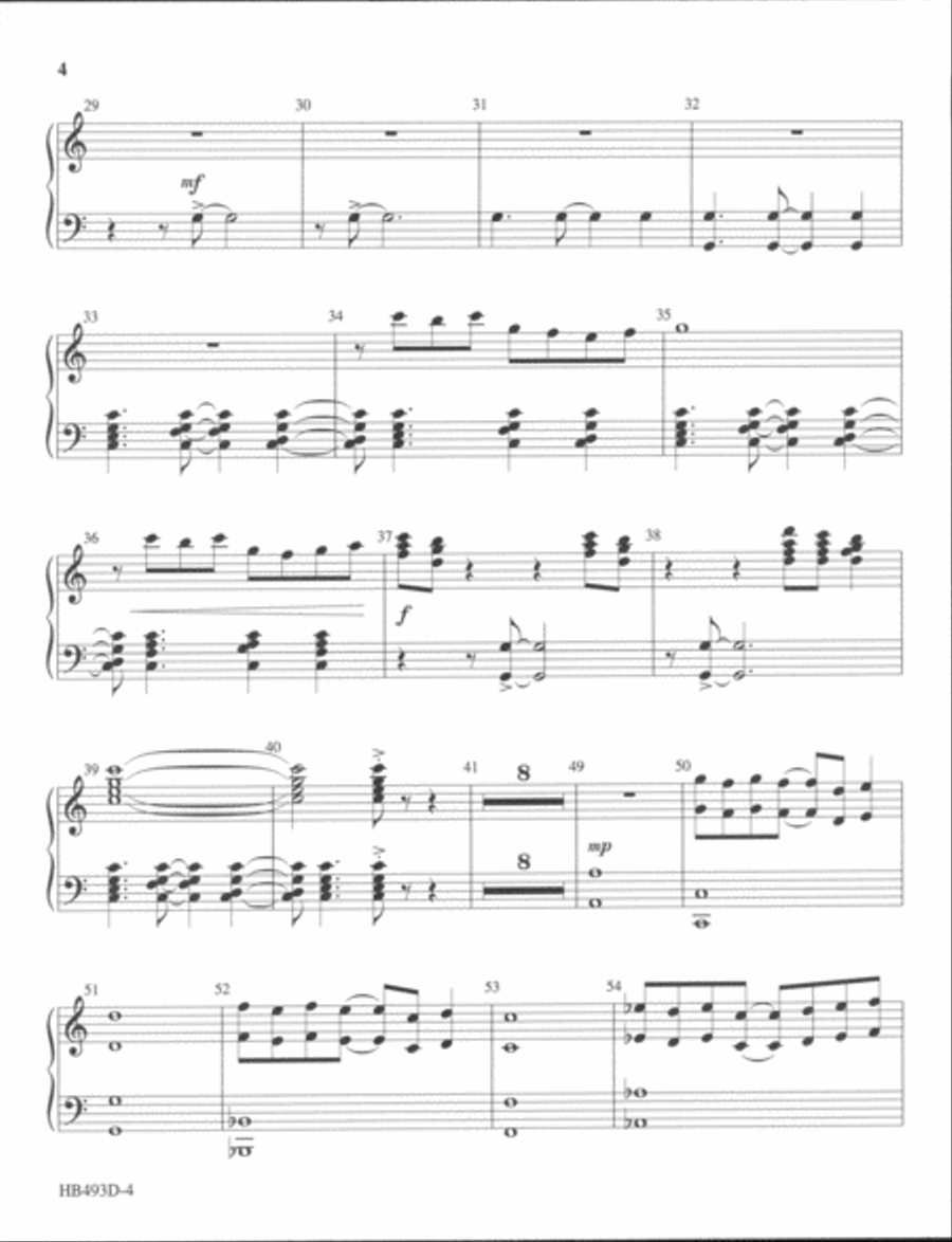 The Light of the World - piano part Handbell Choir scores gallery preview page 3