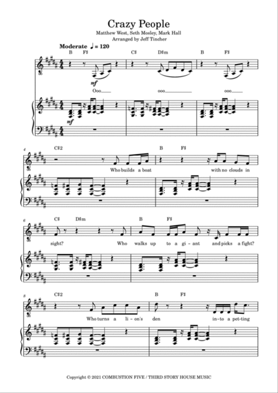 Crazy People Voice scores gallery preview page 2