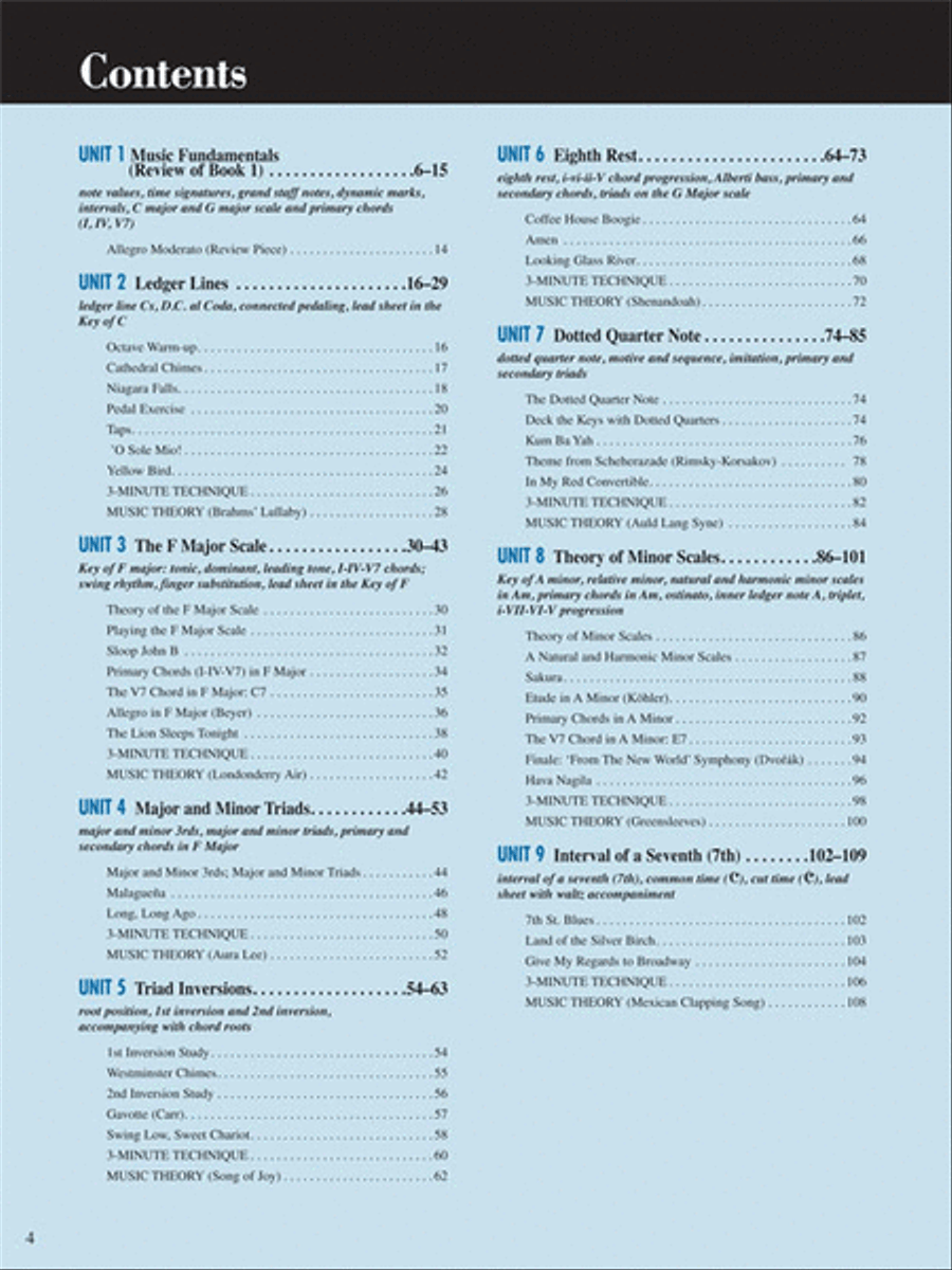 Adult Piano Adventures All-in-One Lesson Book 2 Piano Method scores gallery preview page 2
