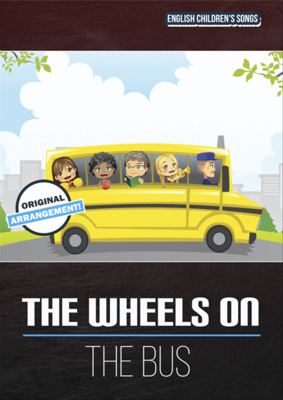 The Wheels On The Bus Piano, Vocal, Guitar scores gallery preview page 1