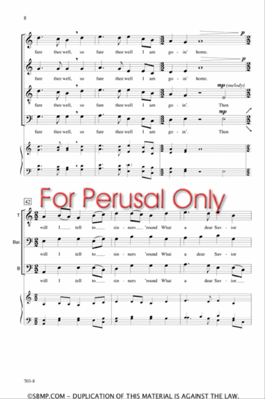 To the New Jerusalem - SATB divisi Octavo Divisi scores gallery preview page 8