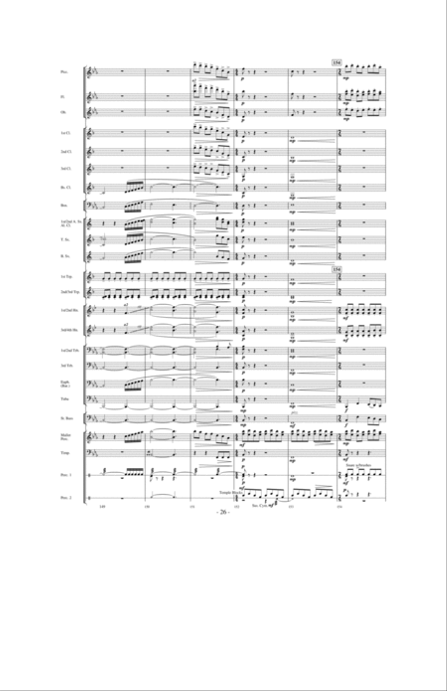 Moonscape Concert Band scores gallery preview page 25