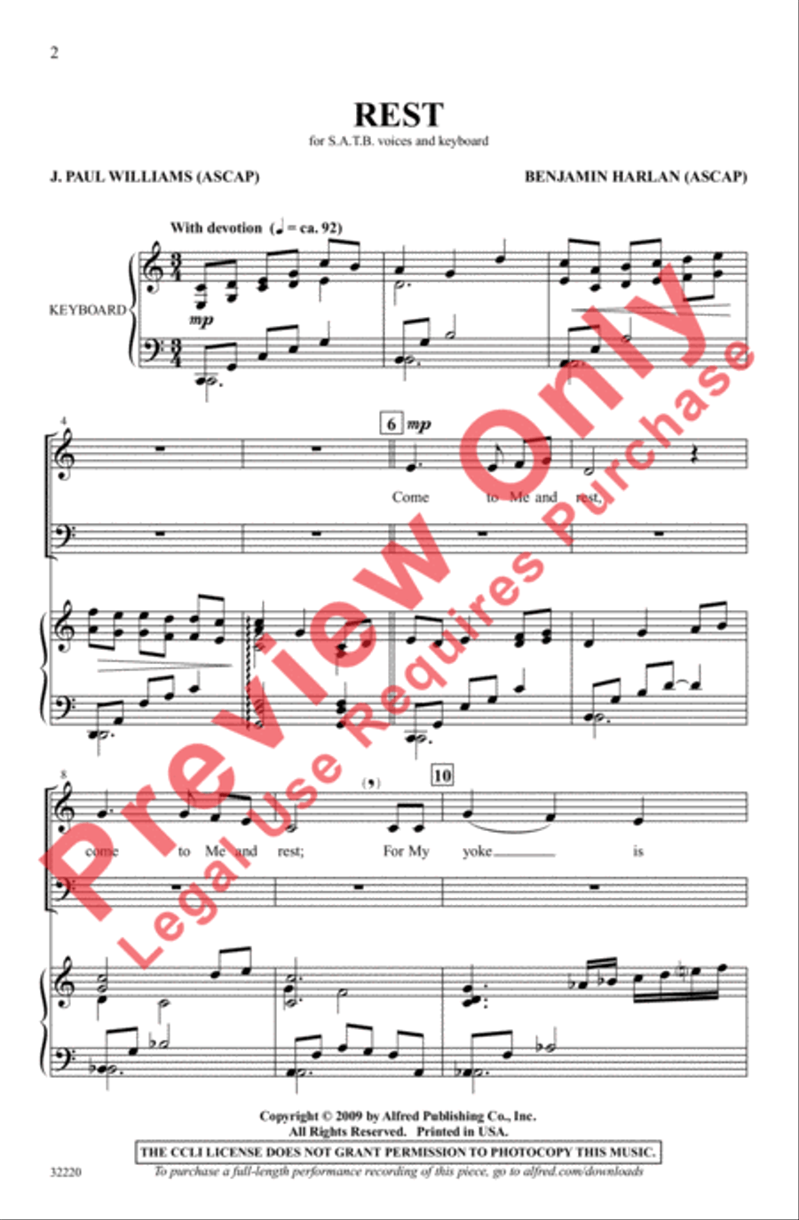 Rest 4-Part scores gallery preview page 2