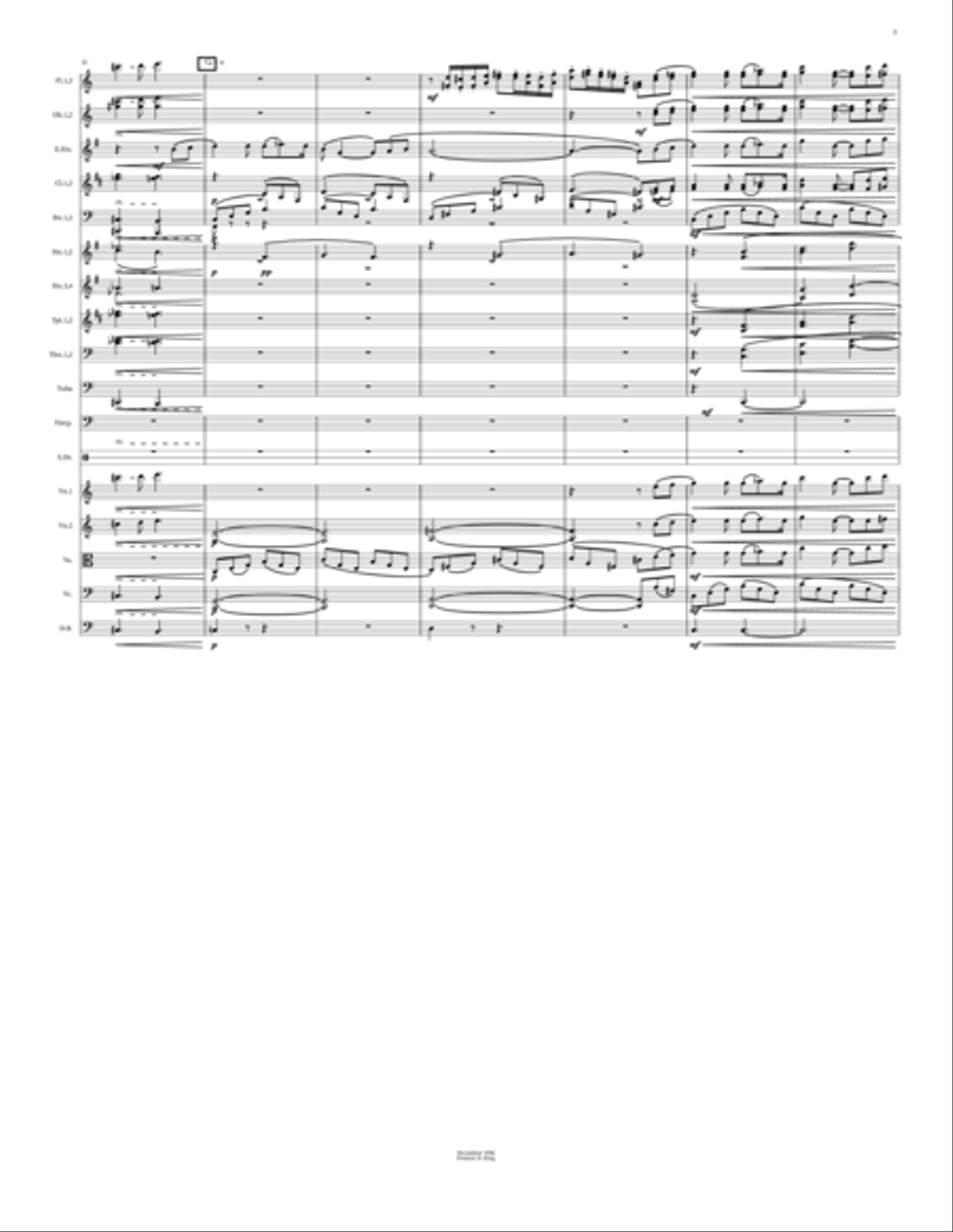 A Lullaby for Jon A Lullaby for Jon Orchestra scores gallery preview page 3