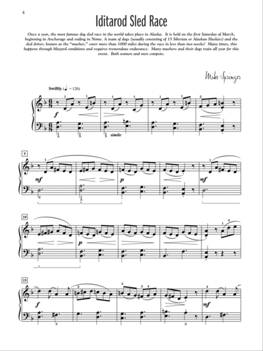 Alaskan Adventures Piano Solo scores gallery preview page 3