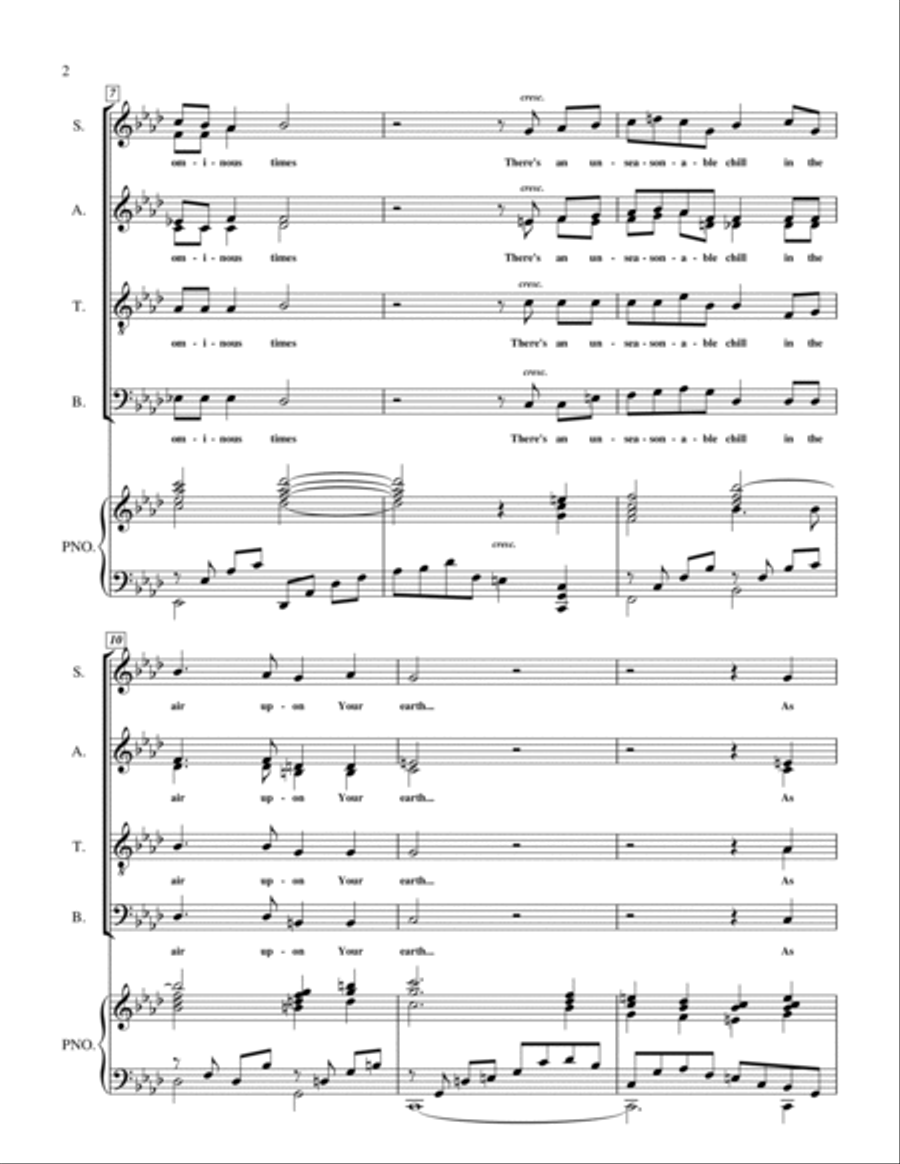 In Times of War (A Prayer for Peace Choir scores gallery preview page 2