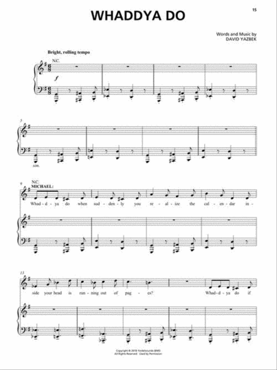 <br>Sheet music extract