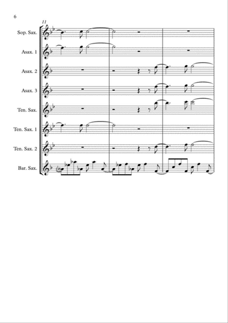 Linus And Lucy Woodwind Quintet scores gallery preview page 6