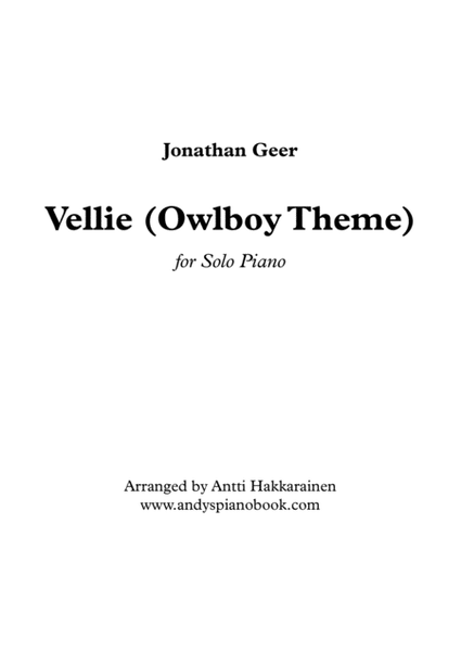 Vellie (Owlboy Theme) from Owlboy - Piano