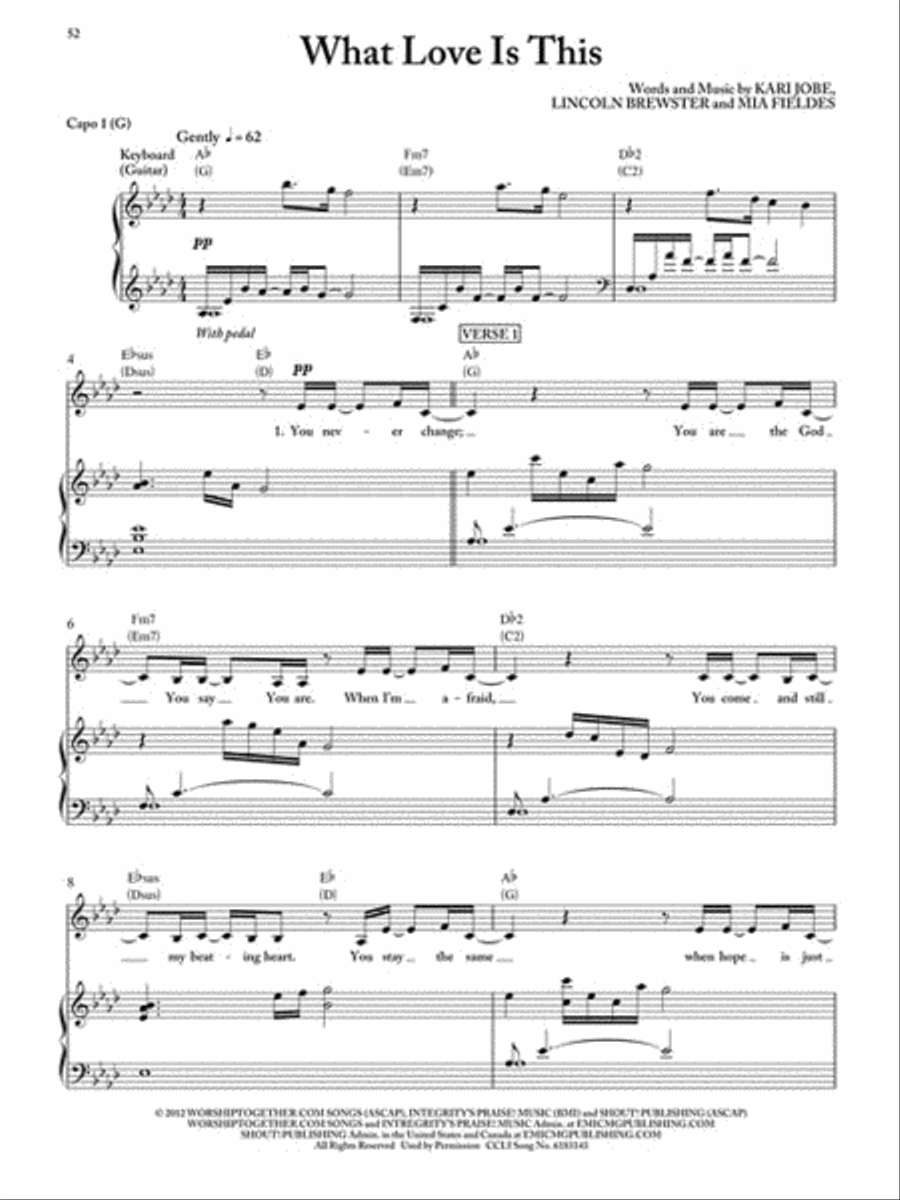 Kari Jobe – Where I Find You Piano, Vocal, Guitar scores gallery preview page 4