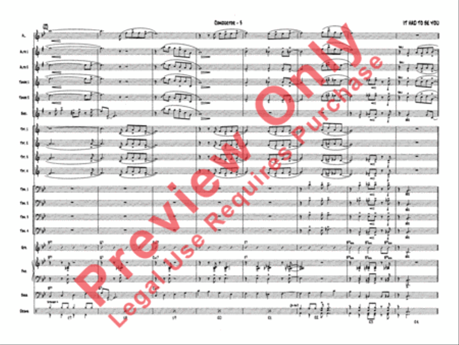 It Had to Be You Jazz Ensemble scores gallery preview page 6