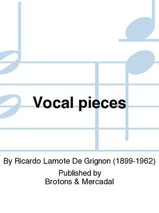 Vocal pieces