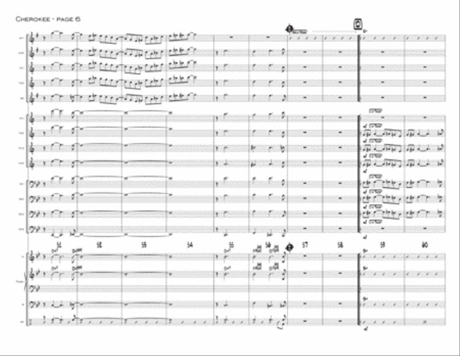 Cherokee (szczesniak Polish Children's Version) Jazz Ensemble scores gallery preview page 6