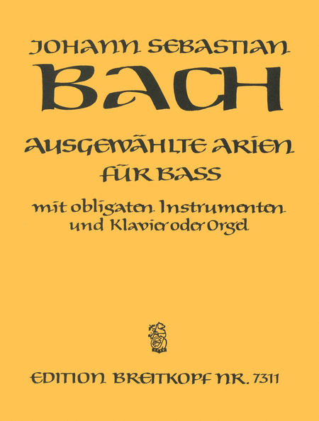 Selected Arias for Bass