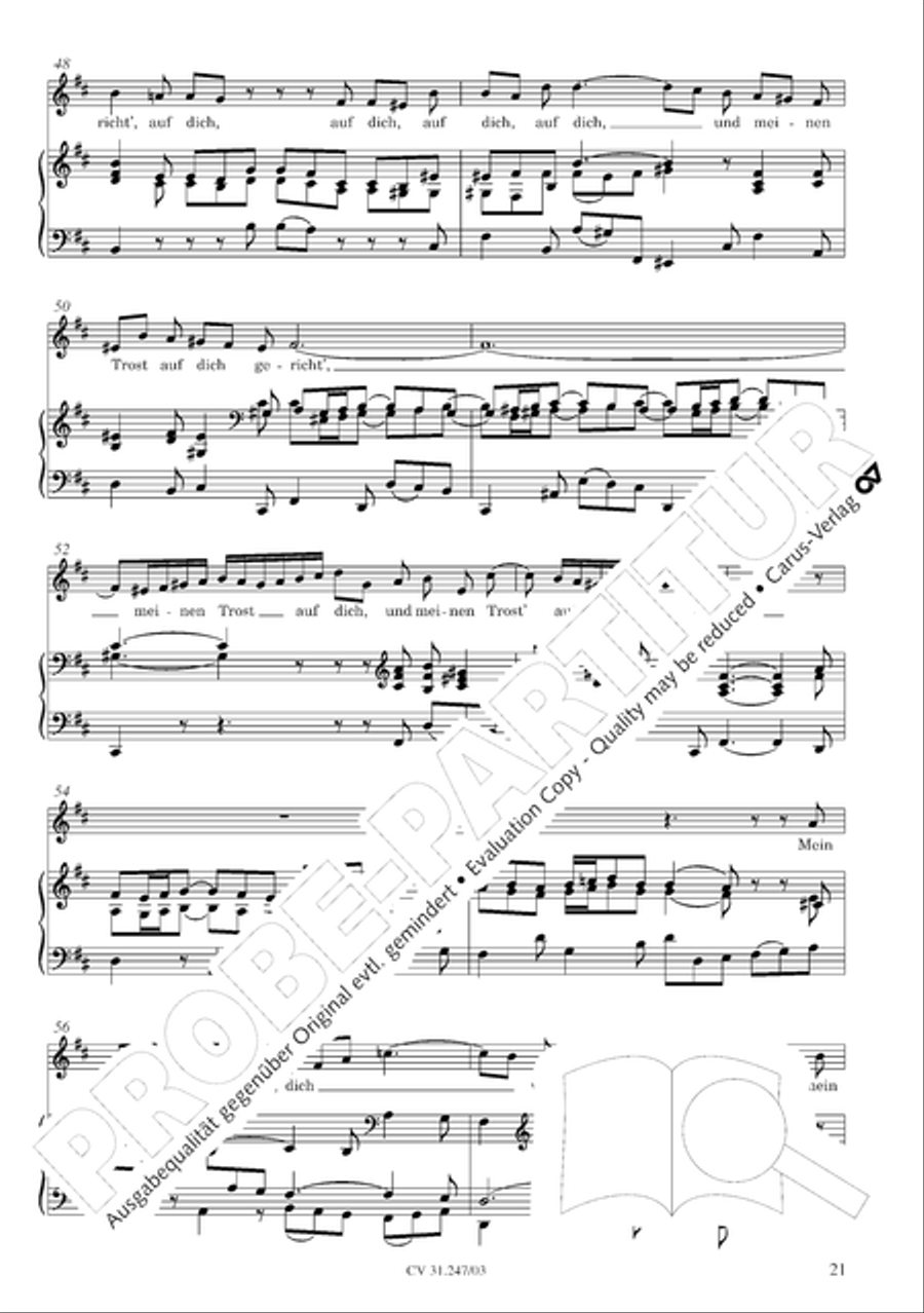 St. Mark Passion (Markus-Passion) 4-Part scores gallery preview page 22