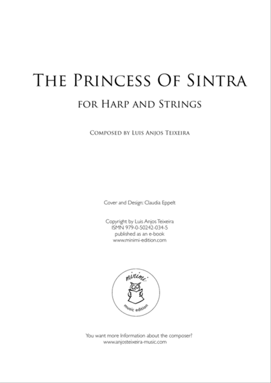 The Princess Of Sintra For Harp And Strings Small Ensemble scores gallery preview page 2