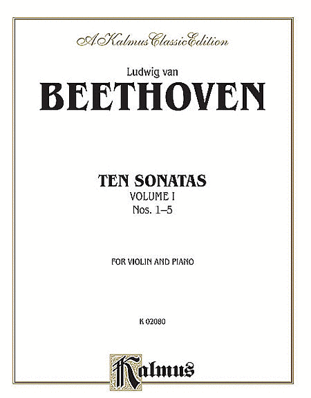 Ten Violin Sonatas, Volume I (Nos. 1-5)