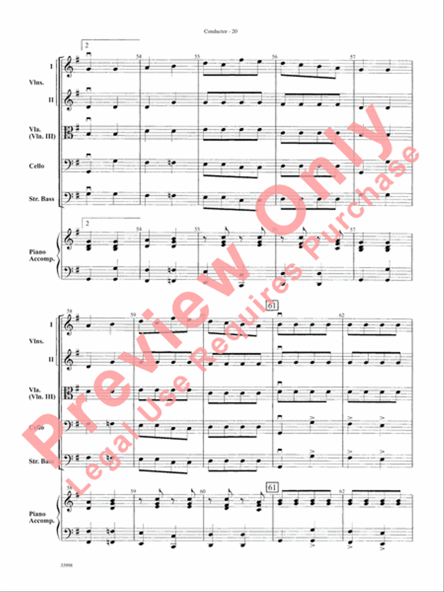 Classics for Contest String Orchestra scores gallery preview page 21