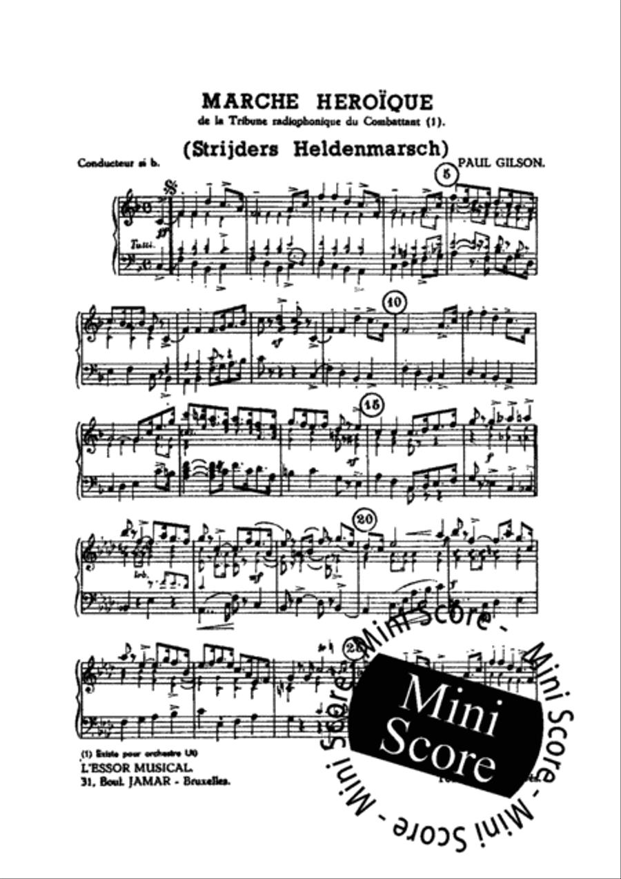 Marche Heroique Concert Band scores gallery preview page 5