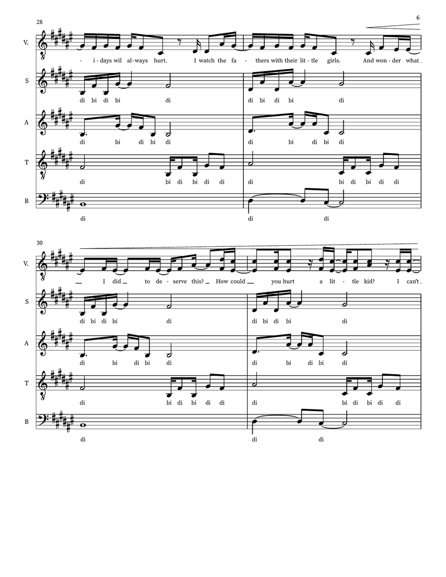 Family Line Family Line 4-Part scores gallery preview page 6