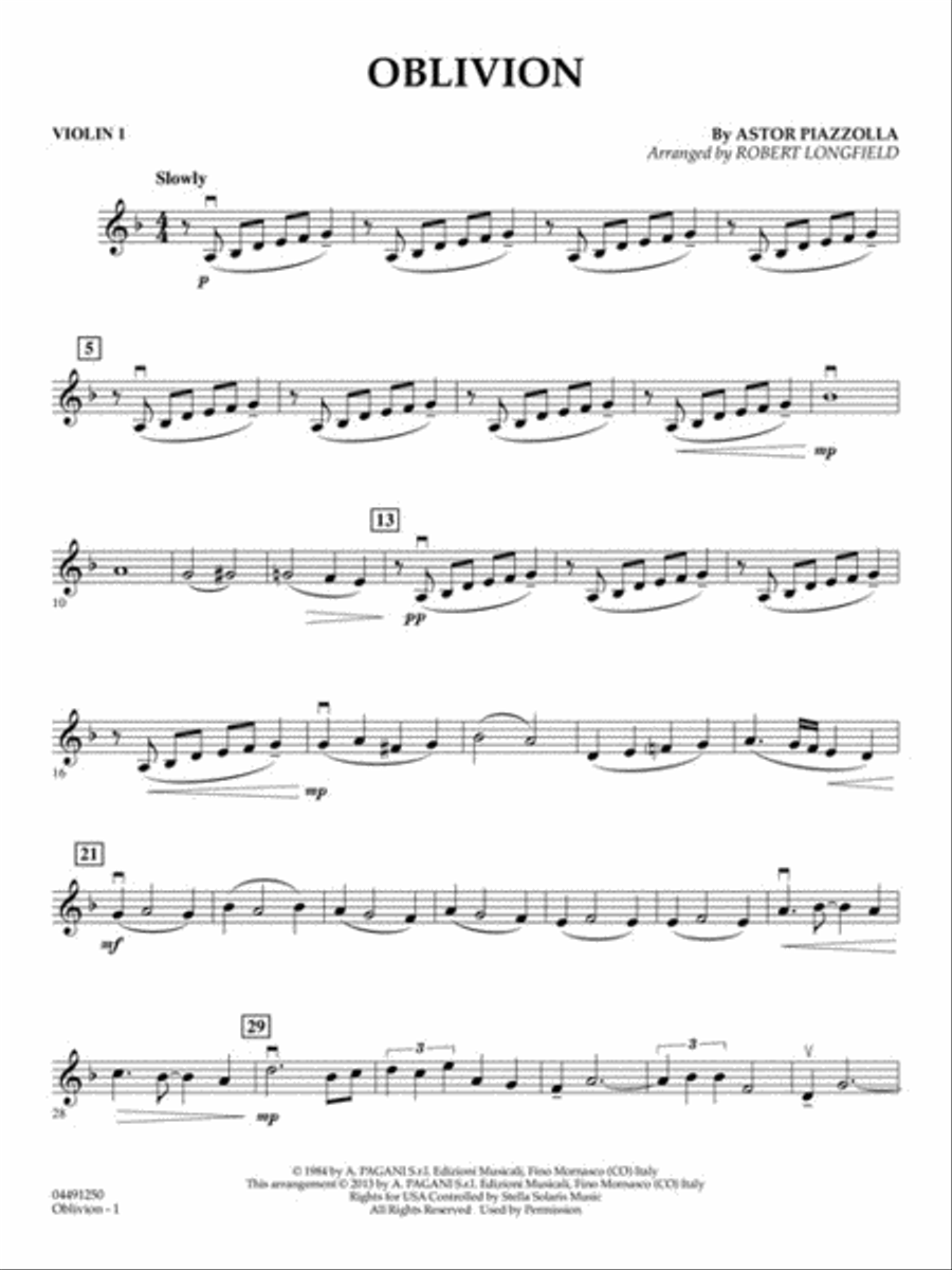 Oblivion String Orchestra scores gallery preview page 6
