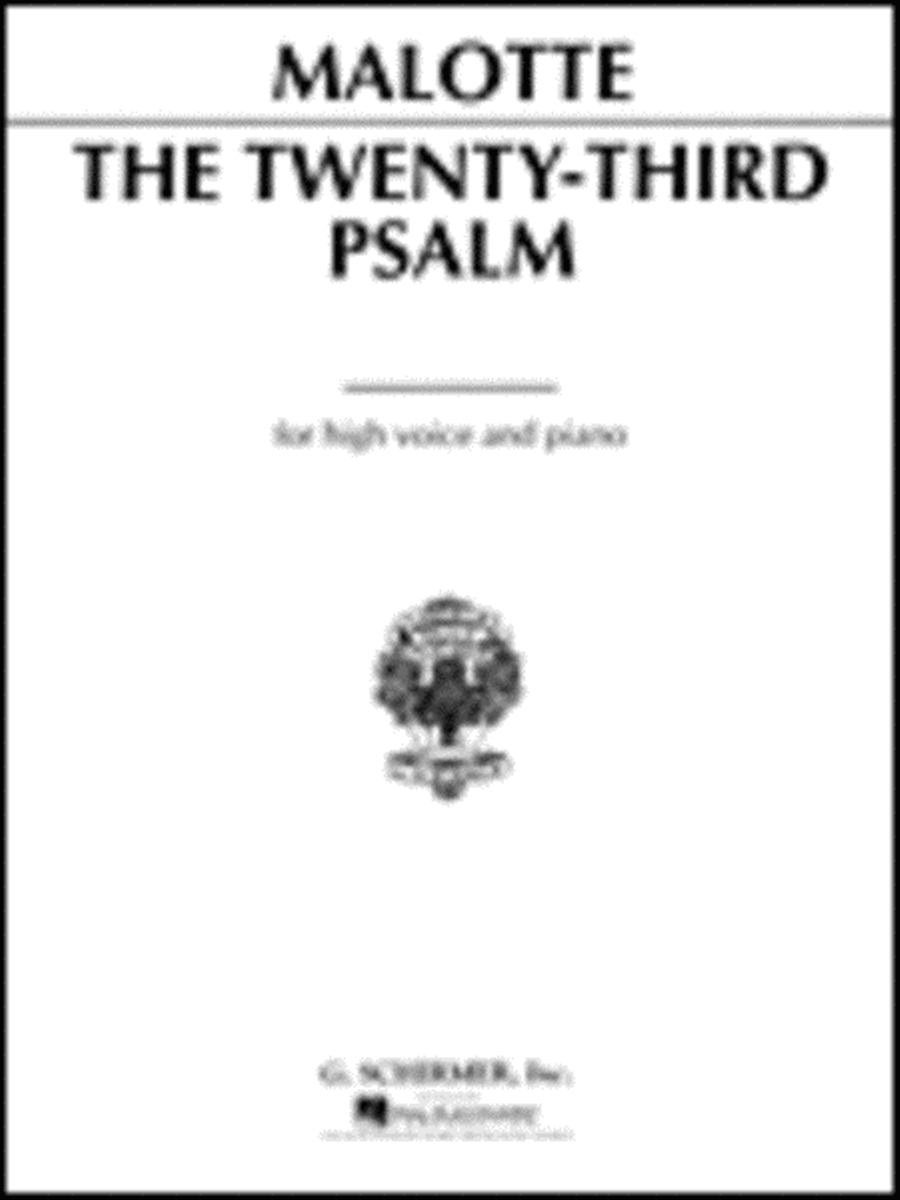 23rd Psalm 23rd Psalm Voice scores gallery preview page 1