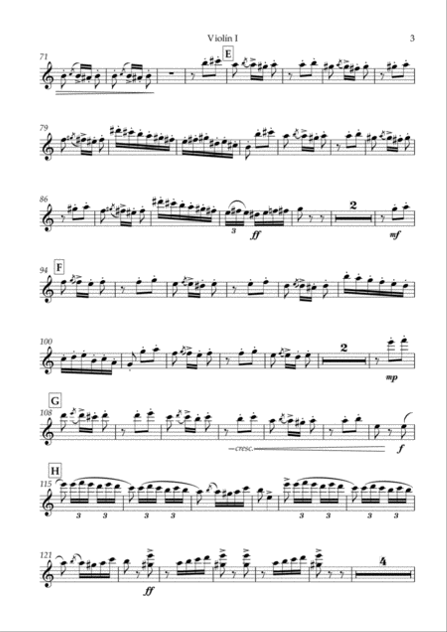 La Boda de Luis Alonso - G. Gimenez - For String Quartet (Parts) String Quartet scores gallery preview page 3