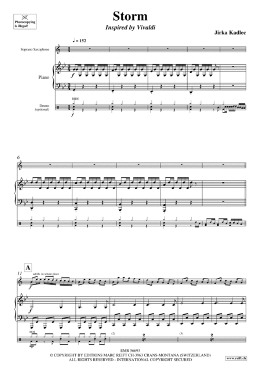 Storm Soprano Saxophone scores gallery preview page 4