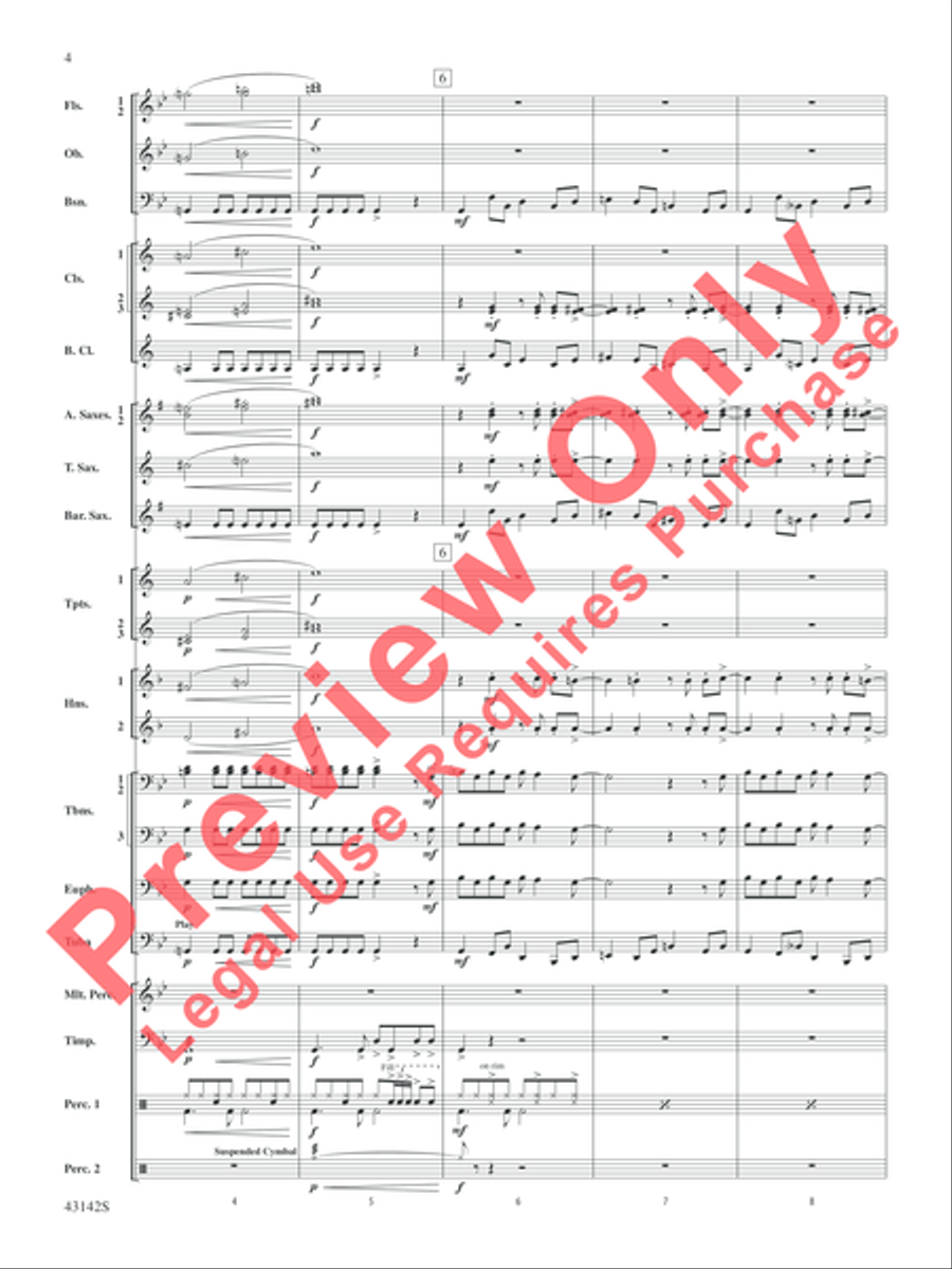 The Doors on Tour The Doors on Tour Concert Band scores gallery preview page 5