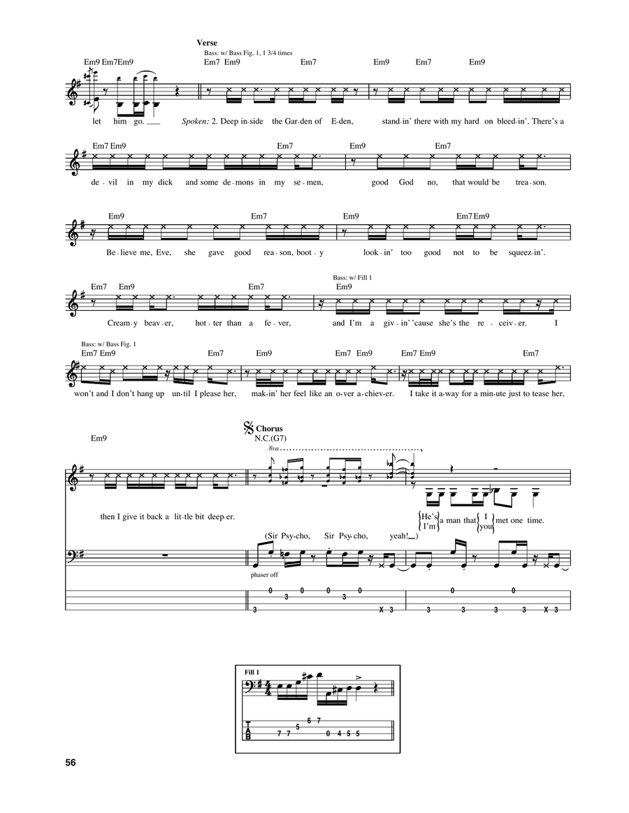 Sir Psycho Sexy Sir Psycho Sexy Acoustic Guitar scores gallery preview page 2