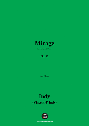 V. d' Indy-Mirage,Op.56,in A Major