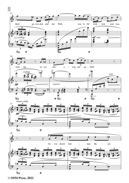 Richard Strauss-Ich sehe wie in einem Spiegel,in C Major image number null