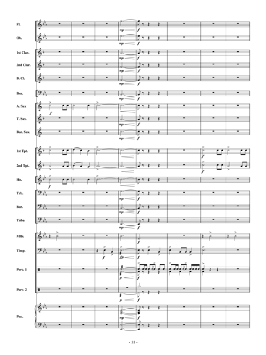 Invincible Concert Band scores gallery preview page 10