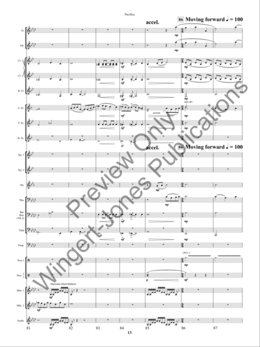Pacifica Pacifica Concert Band scores gallery preview page 16
