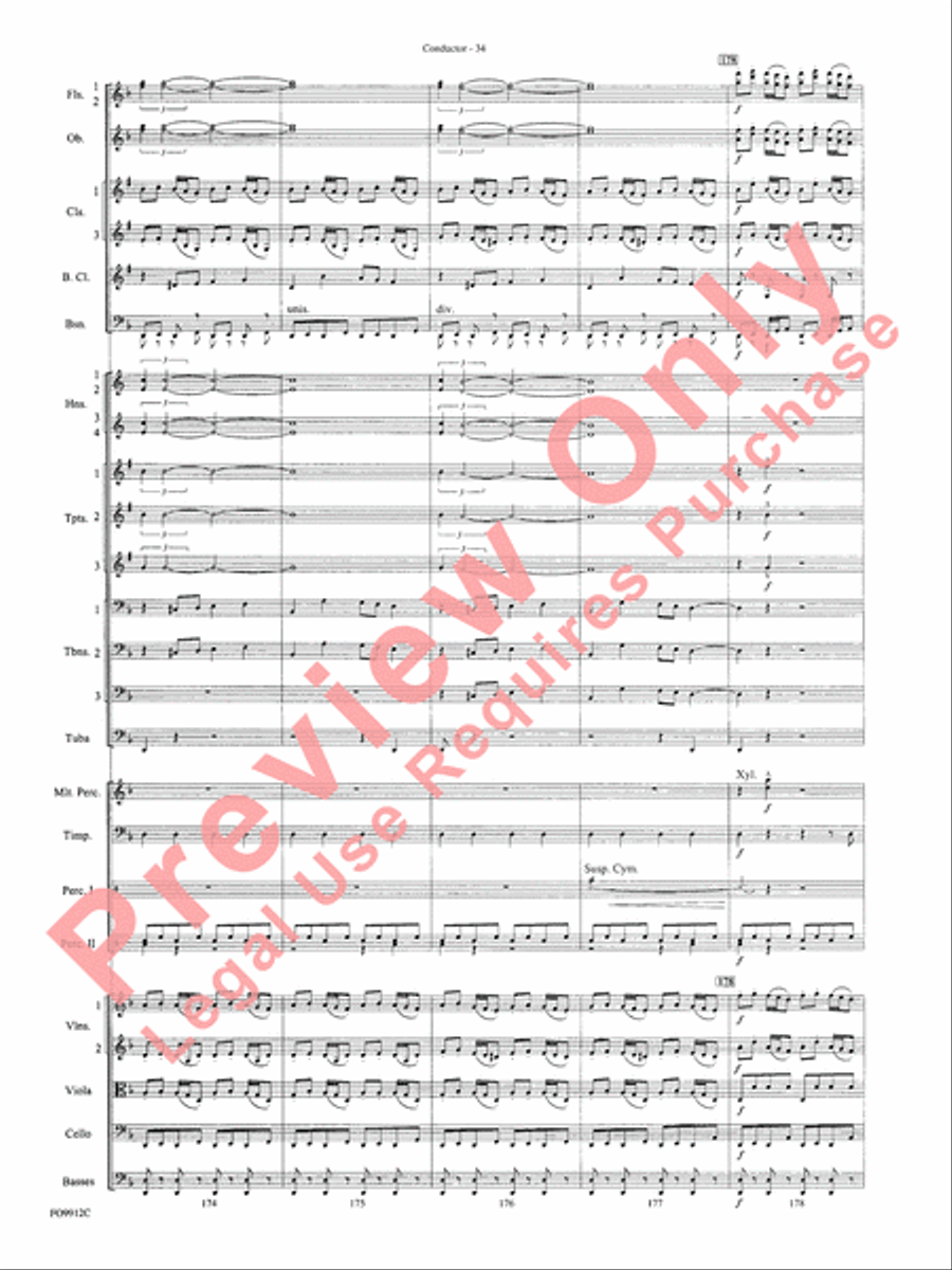 Selections from Star Wars: Episode I The Phantom Menace Full Orchestra scores gallery preview page 36
