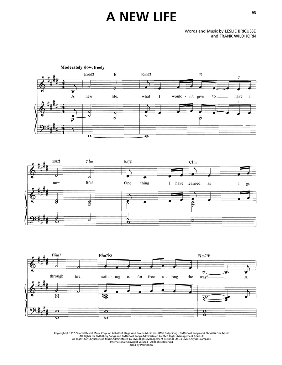 A New Life (from Jekyll & Hyde) (2013 Revival Version) Voice scores gallery preview page 1