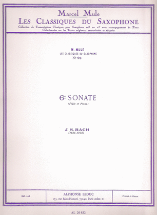 Book cover for 6th Sonata