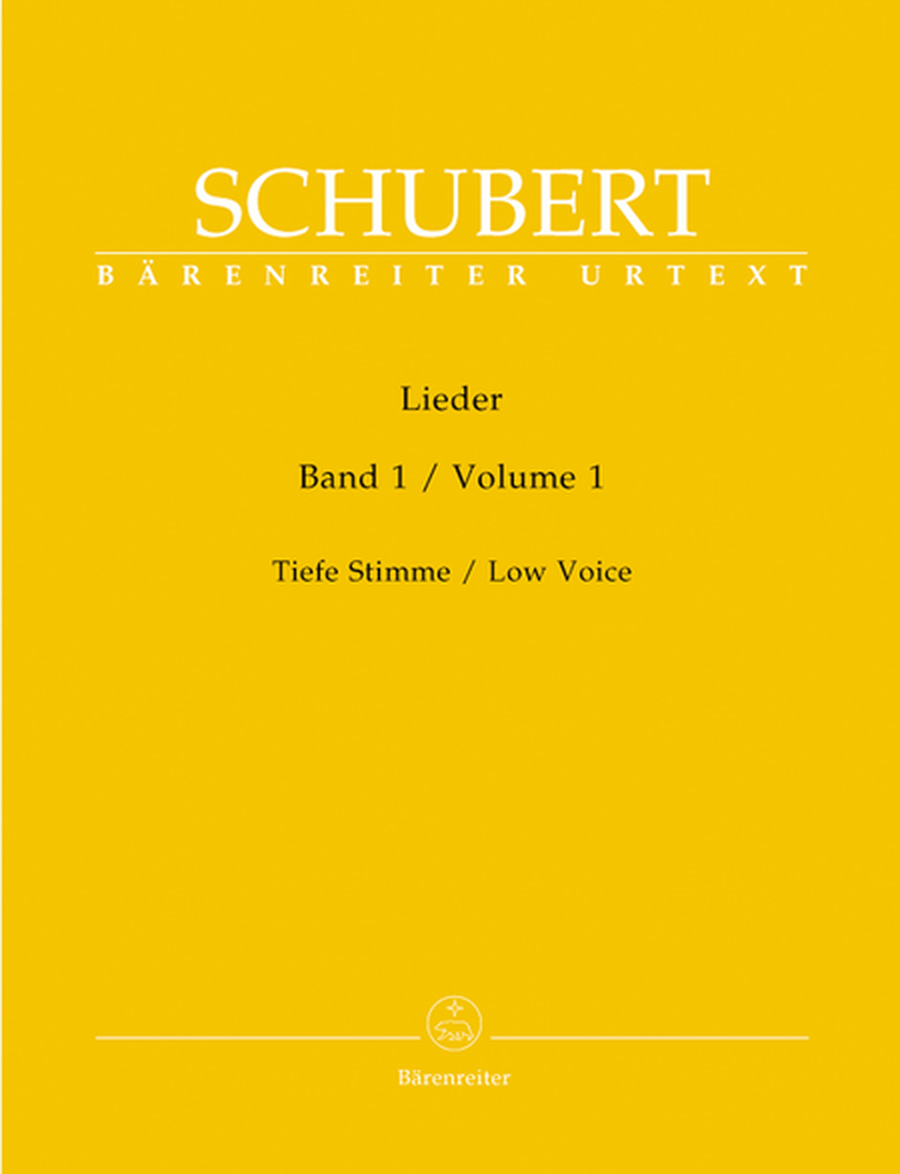 Lieder, Volume 1 (Band 1)