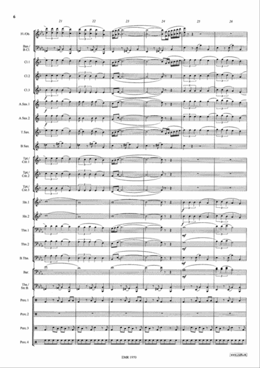 Latin Voyage Latin Voyage Concert Band scores gallery preview page 7